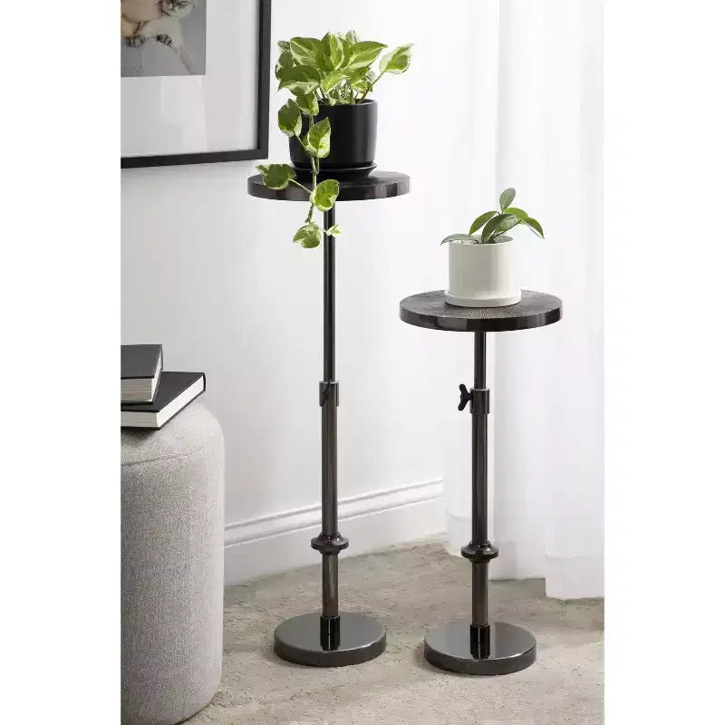 Table et support de plantes en métal Kate and Laurel Engles