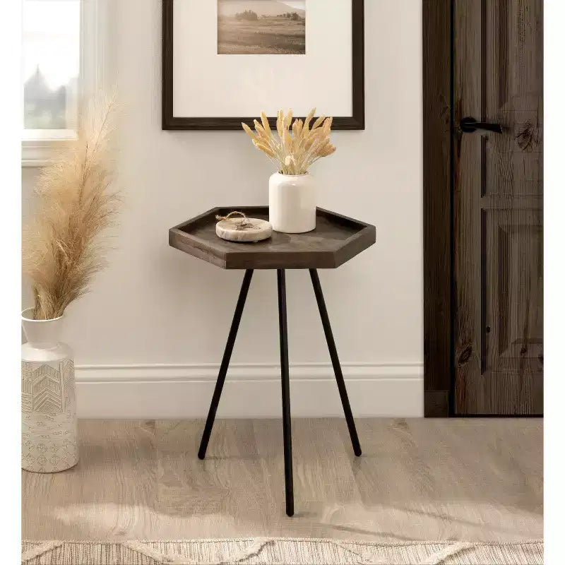 Table d'appoint hexagonale Kate and Laurel Kashvi