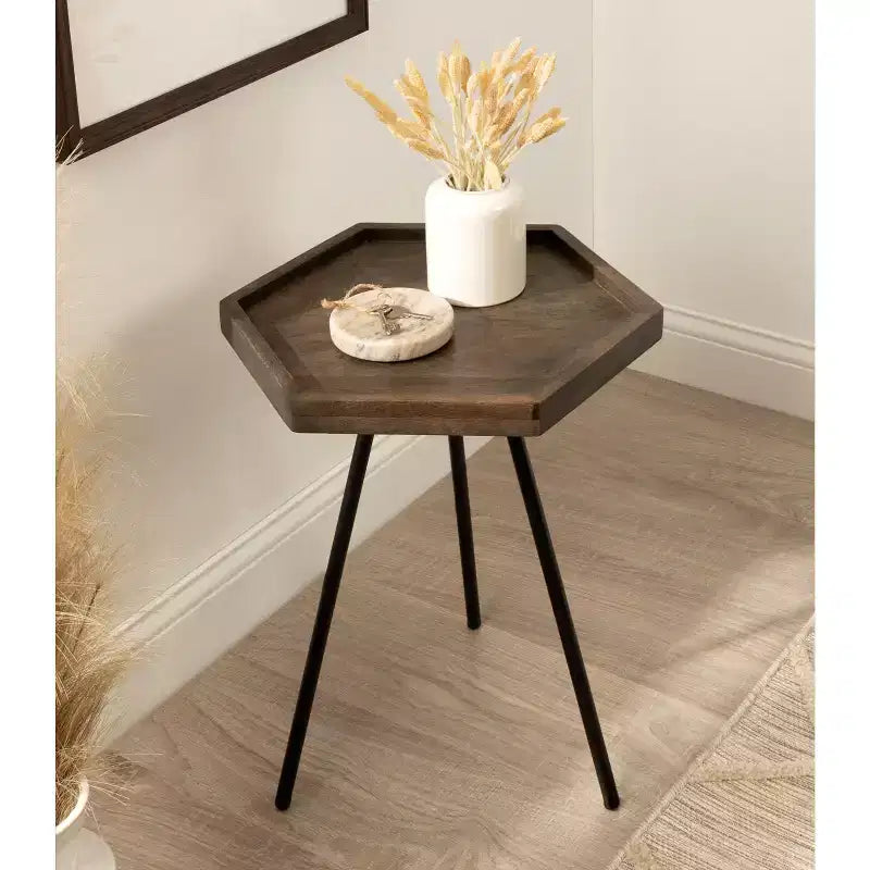 Table d'appoint hexagonale Kate and Laurel Kashvi