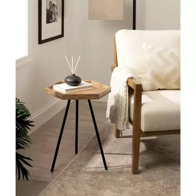 Table d'appoint hexagonale Kate and Laurel Kashvi