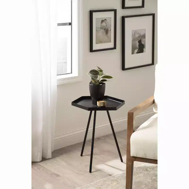 Table d'appoint hexagonale Kate and Laurel Kashvi