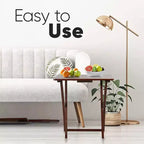 PJ Wood Table de service pliante pour télévision, en chêne miel (Lot de 8)