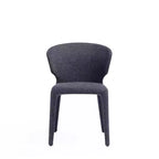 Lot de 4 chaises de salle à manger modernes en tweed tressé Conrad - Manhattan Comfort