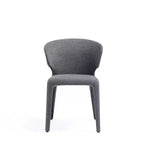 Lot de 4 chaises de salle à manger modernes en tweed tressé Conrad - Manhattan Comfort