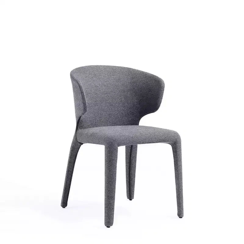 Lot de 4 chaises de salle à manger modernes en tweed tressé Conrad - Manhattan Comfort