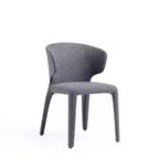 Lot de 4 chaises de salle à manger modernes en tweed tressé Conrad - Manhattan Comfort