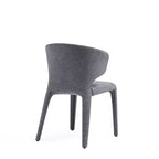 Lot de 4 chaises de salle à manger modernes en tweed tressé Conrad - Manhattan Comfort
