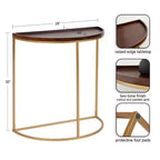 Console demi-lune Kate et Laurel Dorrah