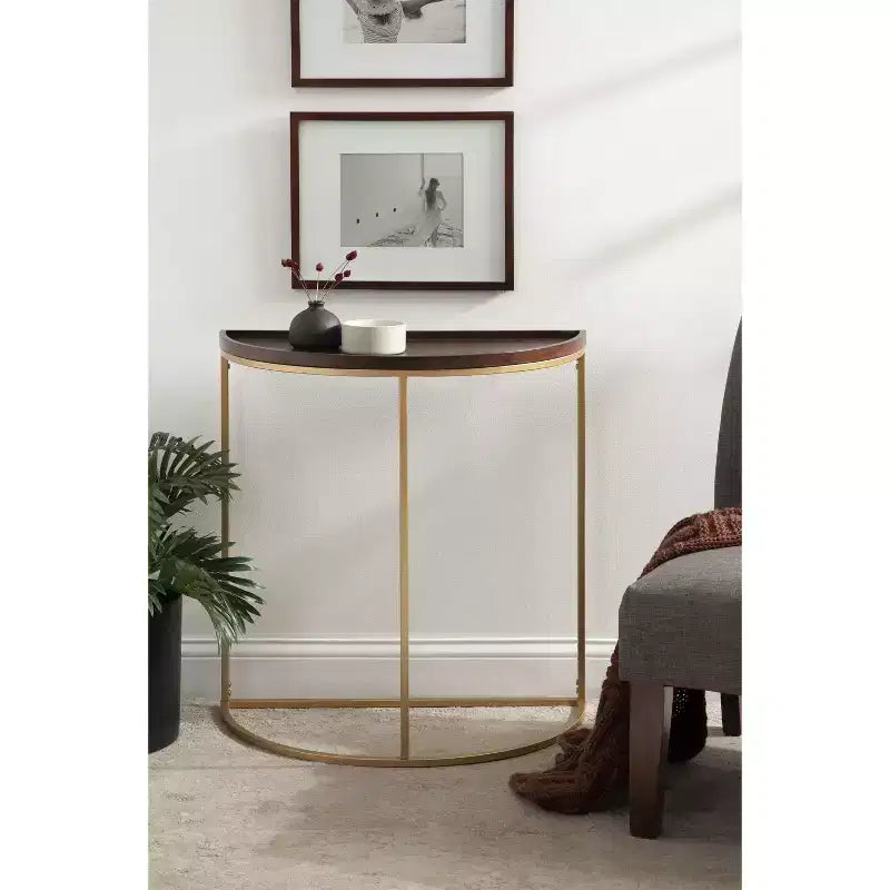 Console demi-lune Kate et Laurel Dorrah