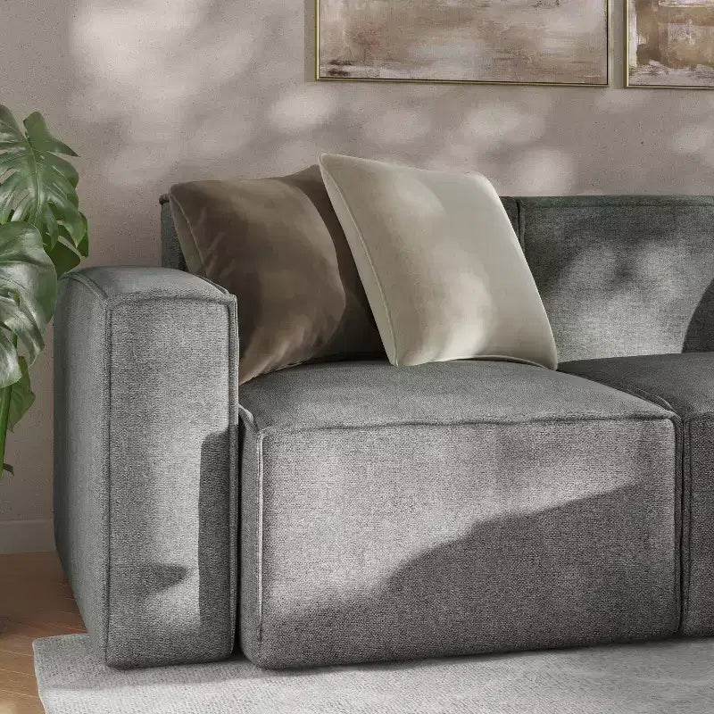 Flash Furniture Bridgetown, Canapé modulaire de luxe, Côté gauche avec accoudoir