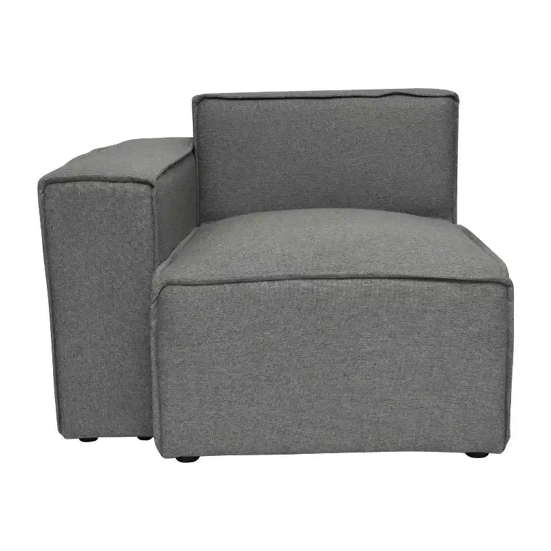 Flash Furniture Bridgetown, Canapé modulaire de luxe, Côté gauche avec accoudoir