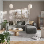 Flash Furniture Bridgetown, Canapé modulaire de luxe, Côté gauche avec accoudoir