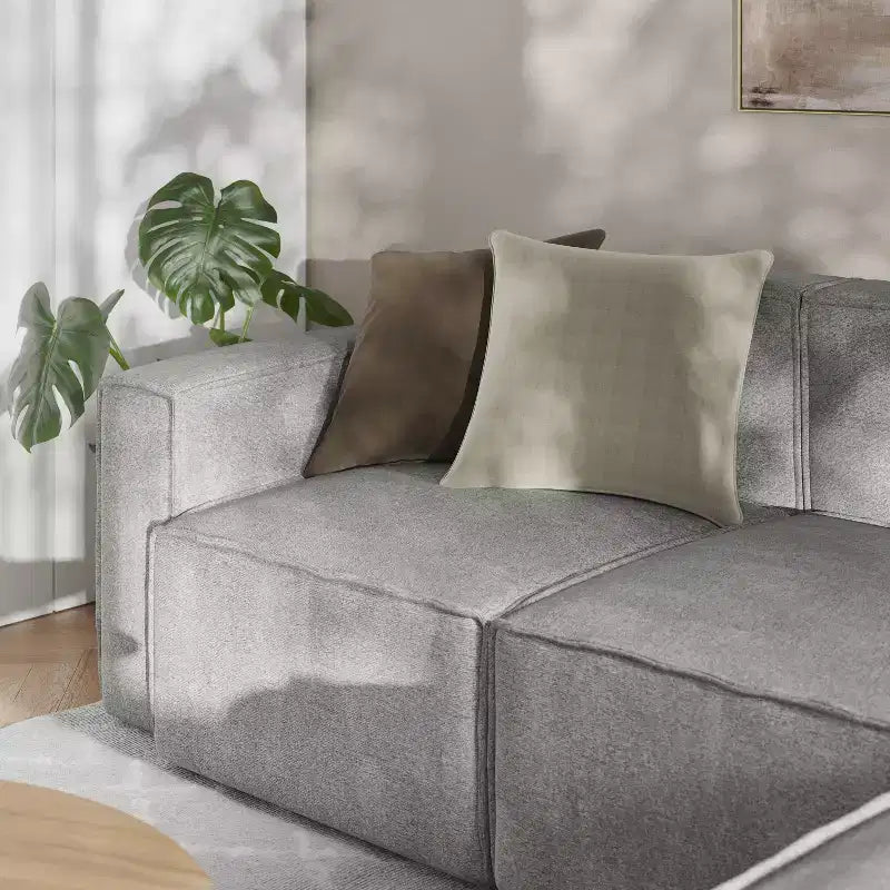 Flash Furniture Bridgetown, Canapé modulaire de luxe, Côté gauche avec accoudoir