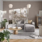 Flash Furniture Bridgetown, Canapé modulaire de luxe, Côté gauche avec accoudoir