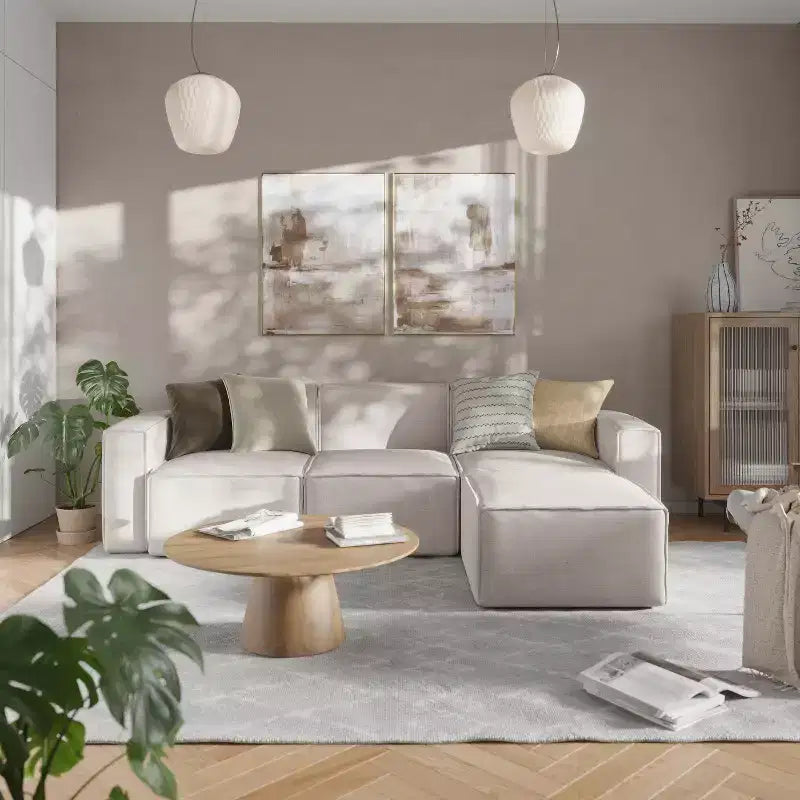 Flash Furniture Bridgetown, Canapé modulaire de luxe, Côté gauche avec accoudoir