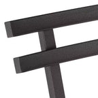 Elm Lane Clifton Tabouret de bar pivotant en métal bronze marron 75 cm de haut, siège en bois réglable industriel avec dossier et repose-pieds pour comptoir de cuisine