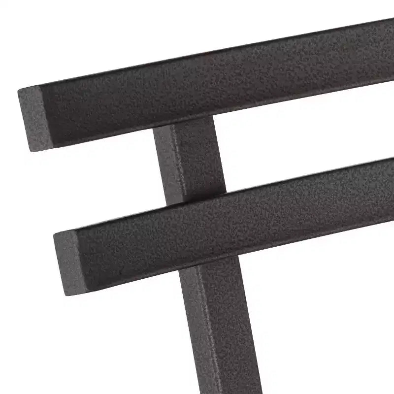 Elm Lane Clifton Tabouret de bar pivotant en métal bronze marron 75 cm de haut, siège en bois réglable industriel avec dossier et repose-pieds pour comptoir de cuisine