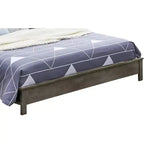 Lit plateforme Queen avec étagères de rangement Burlington Passion Furniture