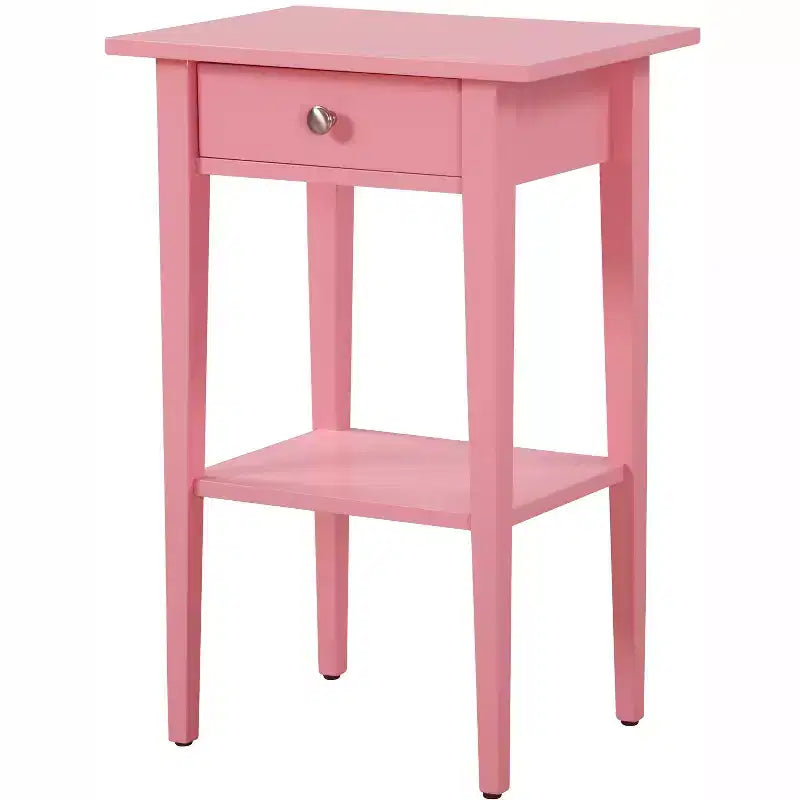 Table de chevet à 1 tiroir Passion Furniture Dalton (28 po H x 18 po L x 14 po P)