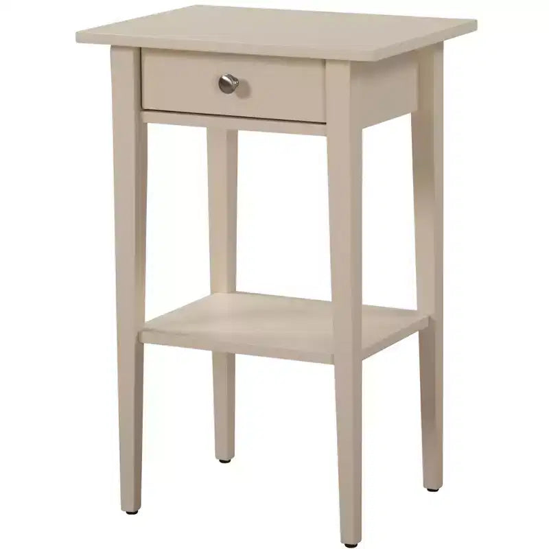 Table de chevet à 1 tiroir Passion Furniture Dalton (28 po H x 18 po L x 14 po P)