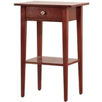 Table de chevet à 1 tiroir Passion Furniture Dalton (28 po H x 18 po L x 14 po P)