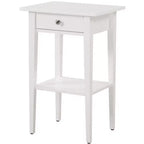 Table de chevet à 1 tiroir Passion Furniture Dalton (28 po H x 18 po L x 14 po P)