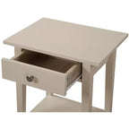 Table de chevet à 1 tiroir Passion Furniture Dalton (28 po H x 18 po L x 14 po P)