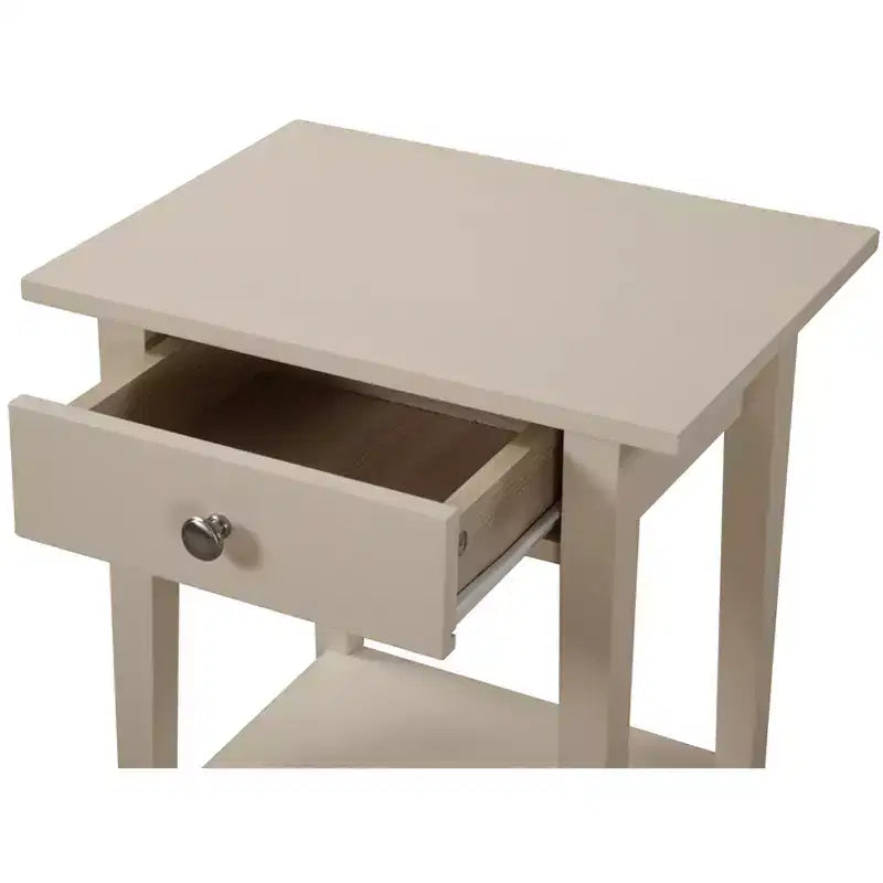Table de chevet à 1 tiroir Passion Furniture Dalton (28 po H x 18 po L x 14 po P)