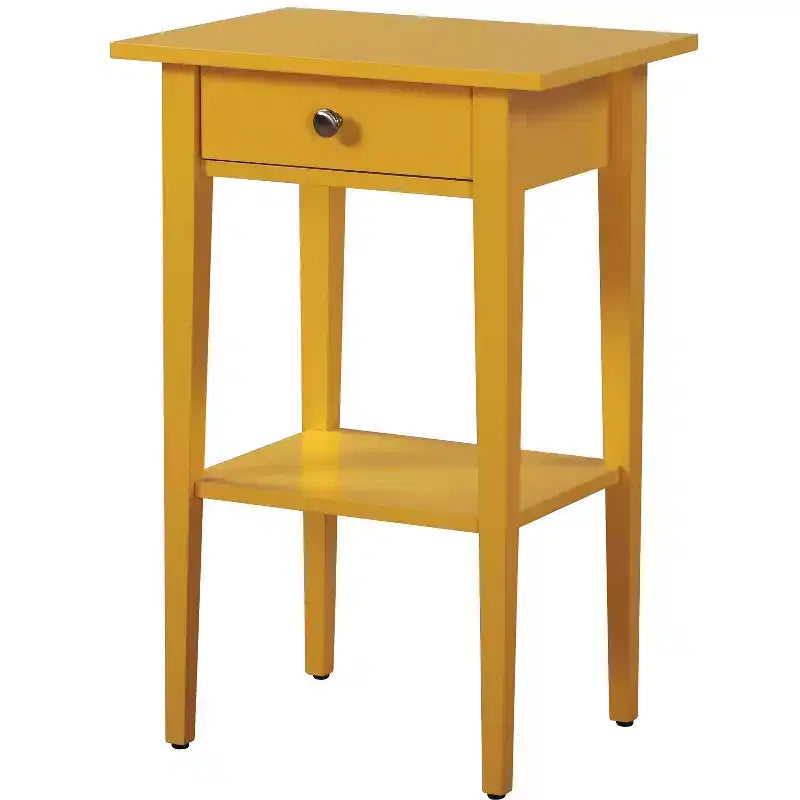Table de chevet à 1 tiroir Passion Furniture Dalton (28 po H x 18 po L x 14 po P)