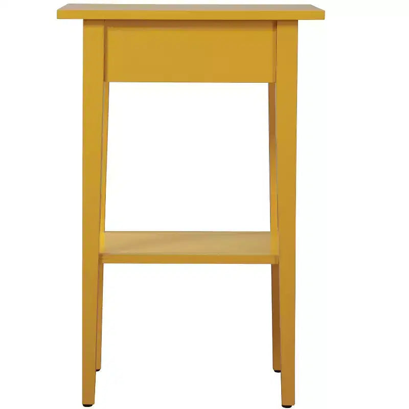 Table de chevet à 1 tiroir Passion Furniture Dalton (28 po H x 18 po L x 14 po P)