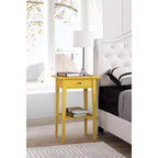 Table de chevet à 1 tiroir Passion Furniture Dalton (28 po H x 18 po L x 14 po P)