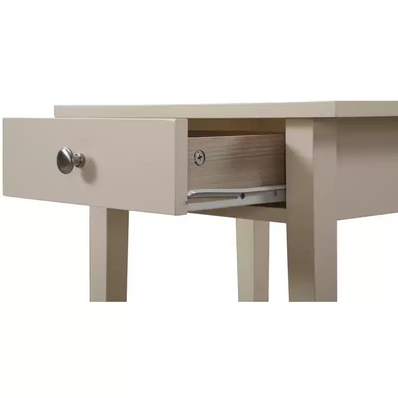 Table de chevet à 1 tiroir Passion Furniture Dalton (28 po H x 18 po L x 14 po P)