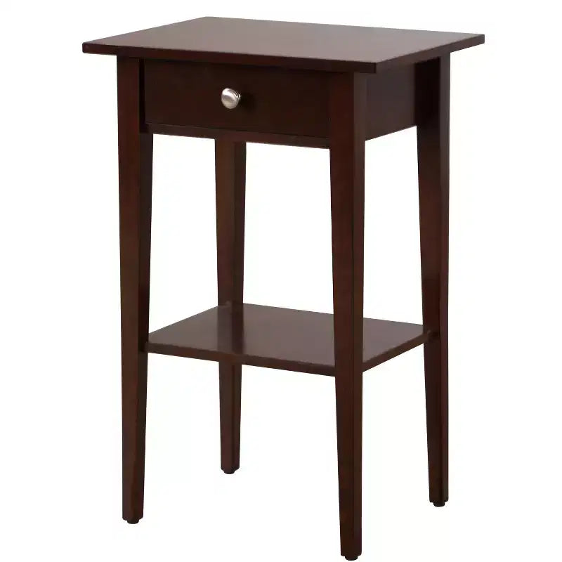 Table de chevet à 1 tiroir Passion Furniture Dalton (28 po H x 18 po L x 14 po P)