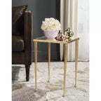 Table d'appoint Nyacko - FOX2579A - Or/Miroir - Safavieh Couture