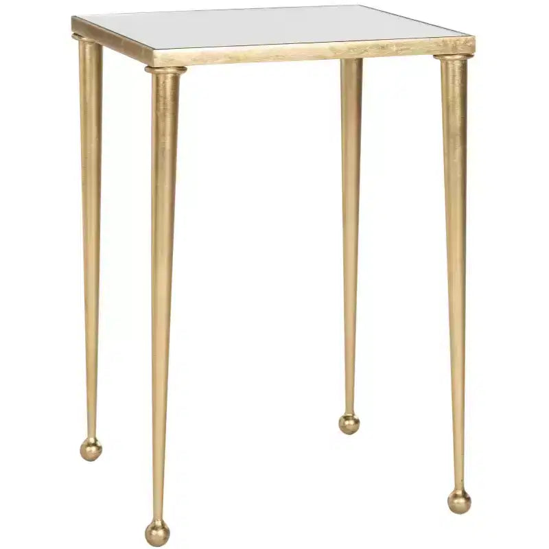 Table d'appoint Nyacko - FOX2579A - Or/Miroir - Safavieh Couture