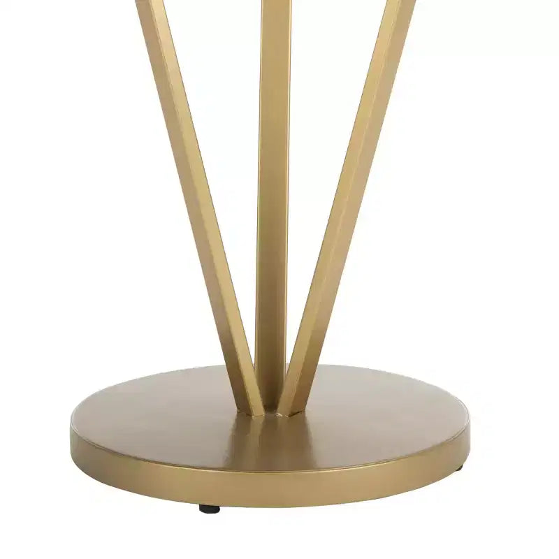 Table d'appoint Theia - ACC3704A - Blanc/Or - Safavieh