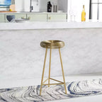 Tabouret de bar contemporain en fil tissé Addison - FOX4516 - Or - Safavieh Couture