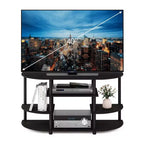 Meuble TV Furinno pour téléviseurs jusqu'à 44" Meuble console, centre de divertissement, étagères de bibliothèque