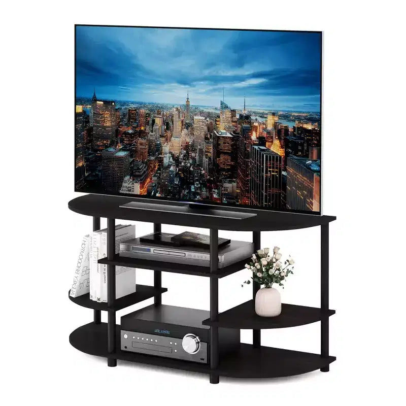 Meuble TV Furinno pour téléviseurs jusqu'à 44" Meuble console, centre de divertissement, étagères de bibliothèque