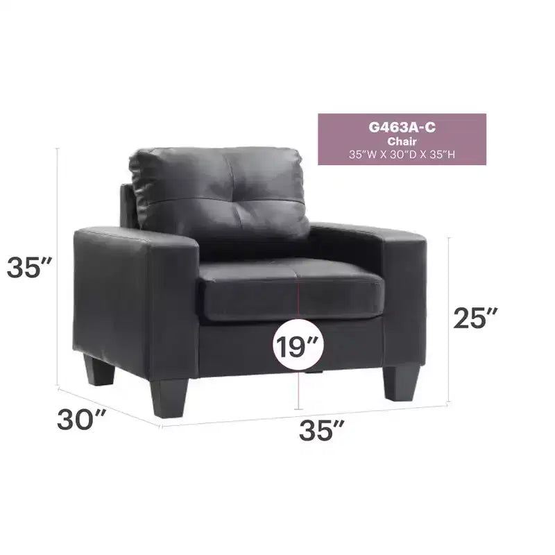Fauteuil d'appoint Passion Furniture Newbury à coussins amovibles