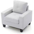Fauteuil d'appoint Passion Furniture Newbury à coussins amovibles