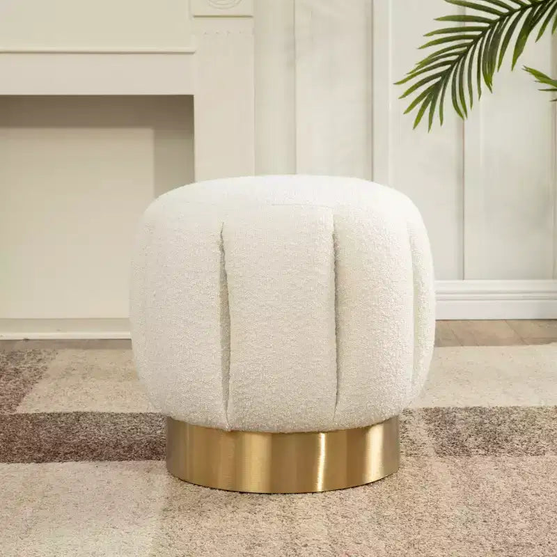 Ottoman capitonné Maxine Channel - SFV4707 - Safavieh Couture
