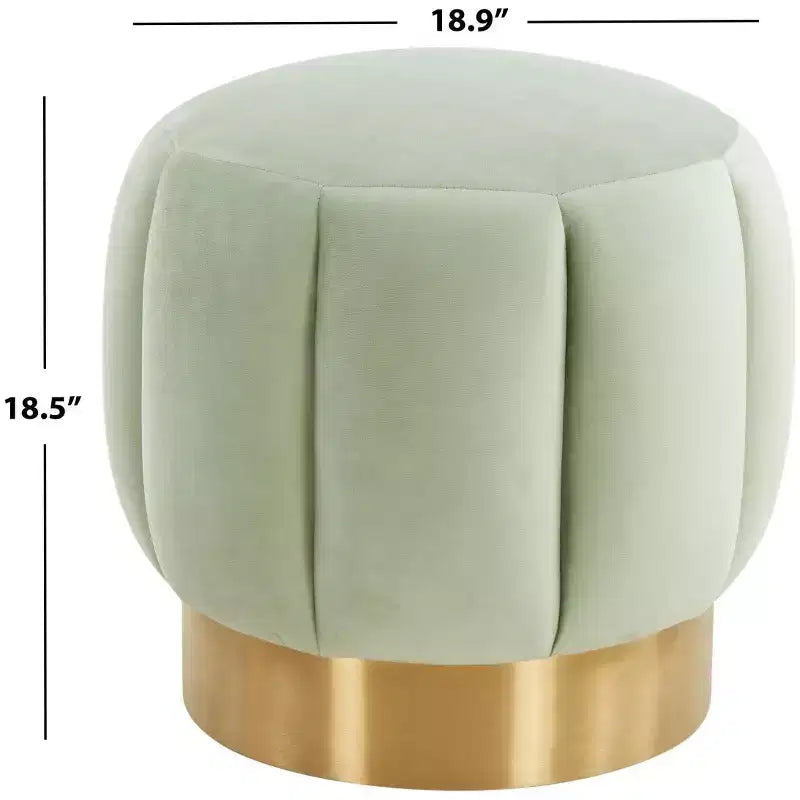 Ottoman capitonné Maxine Channel - SFV4707 - Safavieh Couture