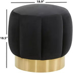 Ottoman capitonné Maxine Channel - SFV4707 - Safavieh Couture