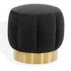 Maxine Channel Tufted Otttoman - SFV4707 - Safavieh Couture
