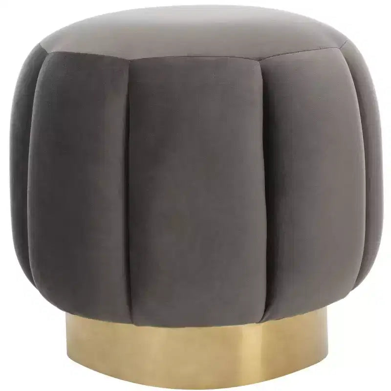 Ottoman capitonné Maxine Channel - SFV4707 - Safavieh Couture