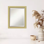 Miroir Mural Ciselé Étroit Doré Landon Encadré Amanti Art