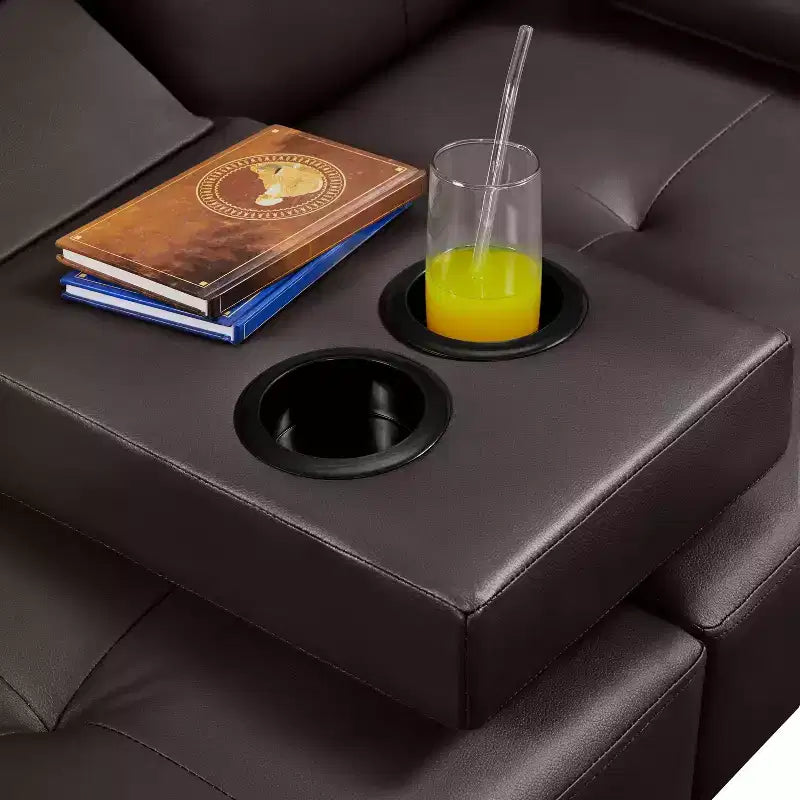 Canapé futon convertible en similicuir Yaheetech