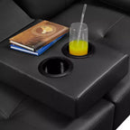 Canapé futon convertible en similicuir Yaheetech