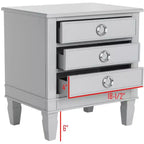Table de chevet Kira 3 tiroirs - FOX6276 - Safavieh Couture